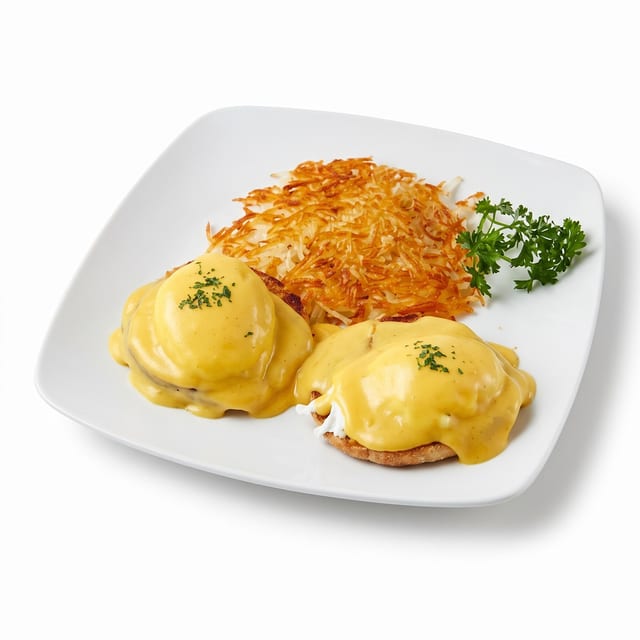 Classic Eggs Benedict.